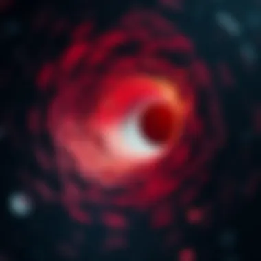 Exploring the Enigma of Black Holes Conceptual illustration of black holes