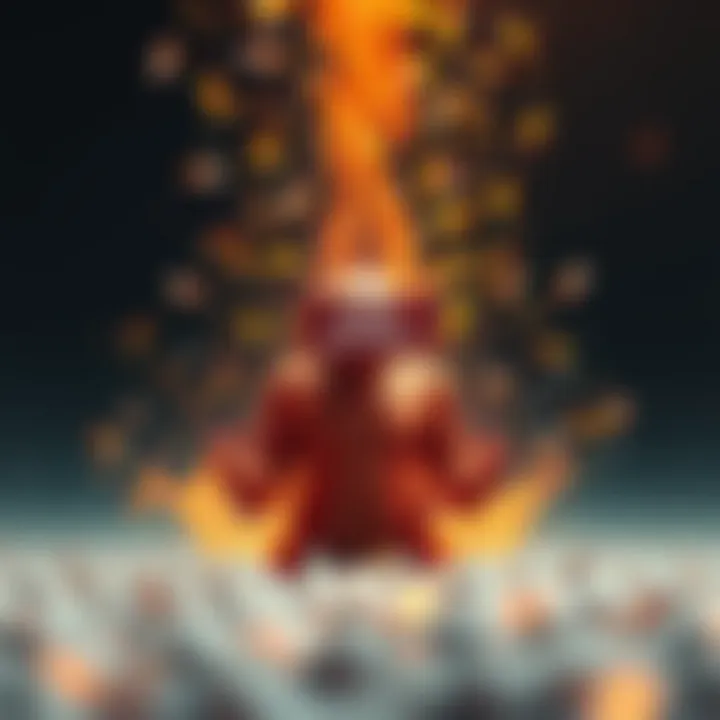 Symbolic depiction of ego dissolution