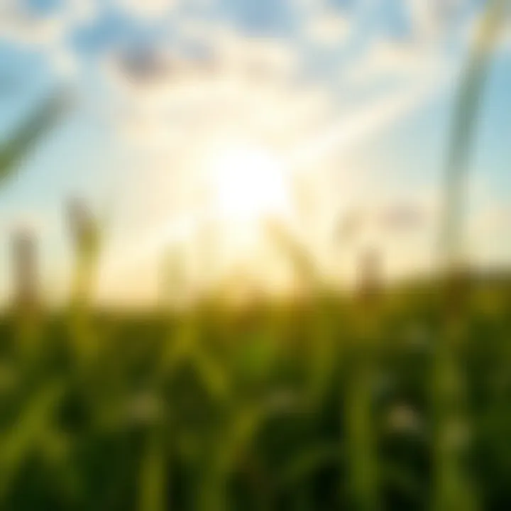 Imagery of spiritual awakening in nature