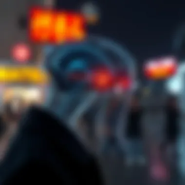 Illustration depicting psychological effects of outliers on behavior and decision-making