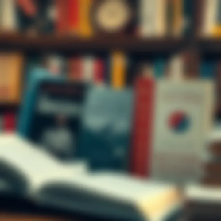 Diverse genres of literature representing various perspectives on success