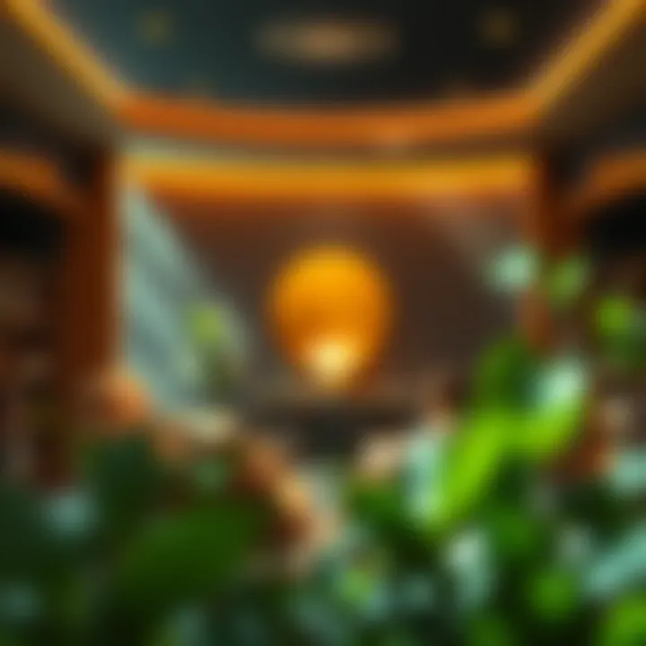 A serene environment for focused listening and learning