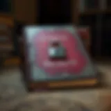 A mysterious book with a locked cover symbolizing hidden truths