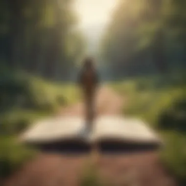 Navigating the Path to Personal Empowerment A roadmap illustrating personal growth concepts