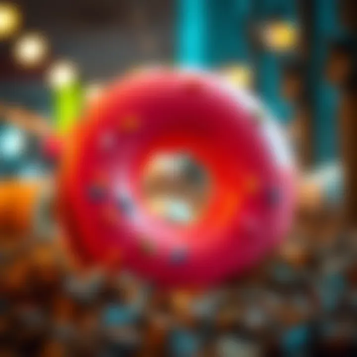 Infographic showcasing applications of Donut Economics in various sectors