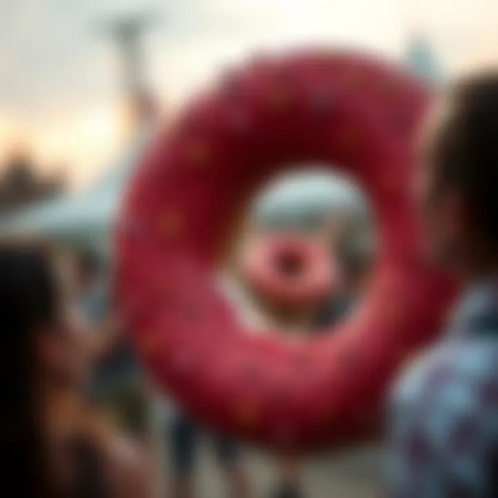 Illustration highlighting critiques and supporters of Donut Economics