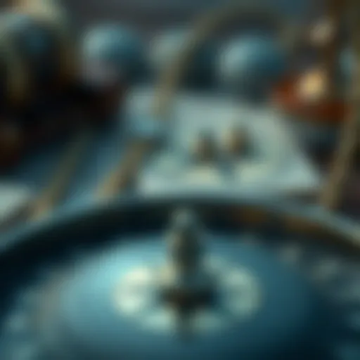 Leadership principles illustrated through a compass metaphor