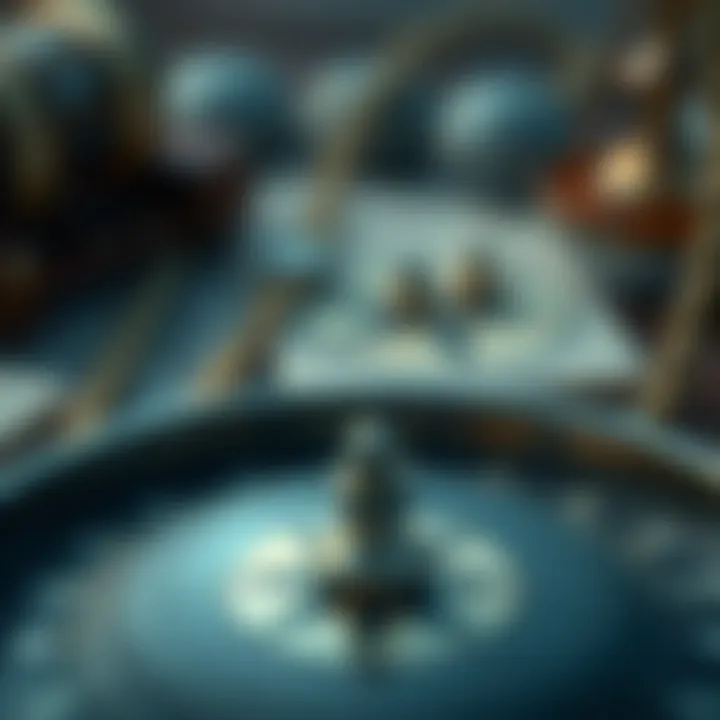 Leadership principles illustrated through a compass metaphor