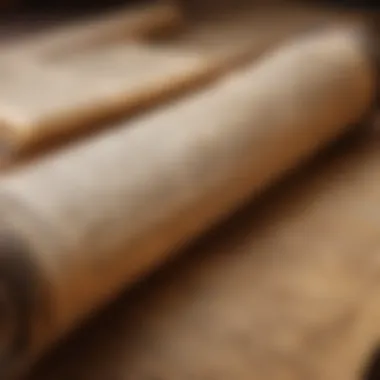 Chronicles of Time: An Ancient Scroll An ancient scroll depicting historical events