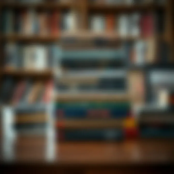 Diverse Literary Voices A collection of diverse books stacked with vibrant covers