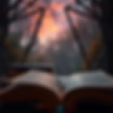 Conceptual visual of personal growth through reading