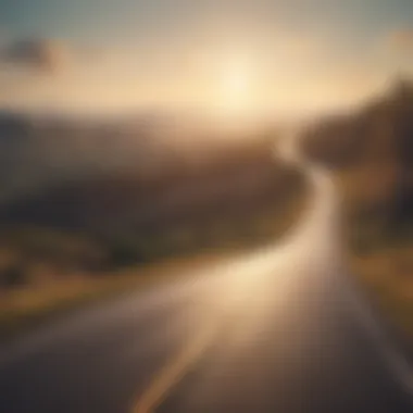 Endless Possibilities An open road stretching into the horizon, representing possibilities