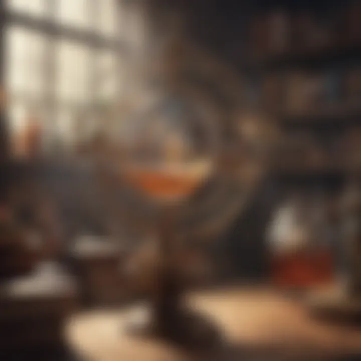 Conceptual visualization of alchemy in marketing