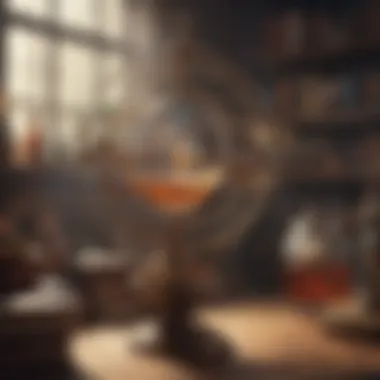 Alchemy and Marketing Insights Conceptual visualization of alchemy in marketing