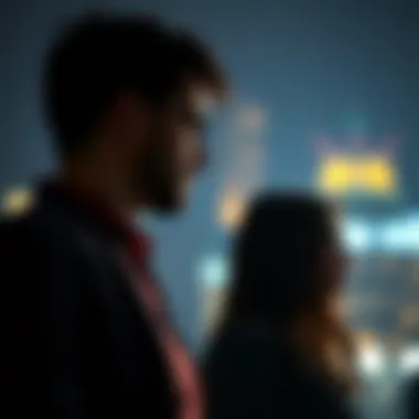 Visual representation of interpersonal dynamics affected by attachment styles