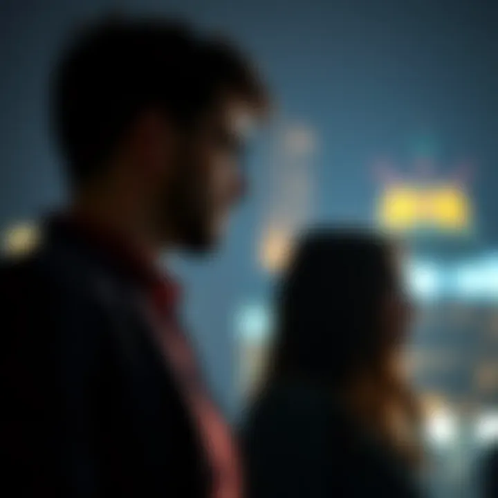 Visual representation of interpersonal dynamics affected by attachment styles