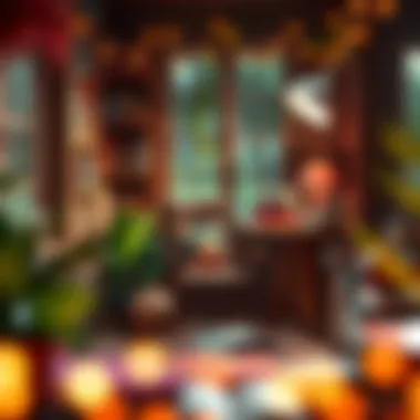 A cozy reading nook featuring audiobooks and a comfortable chair