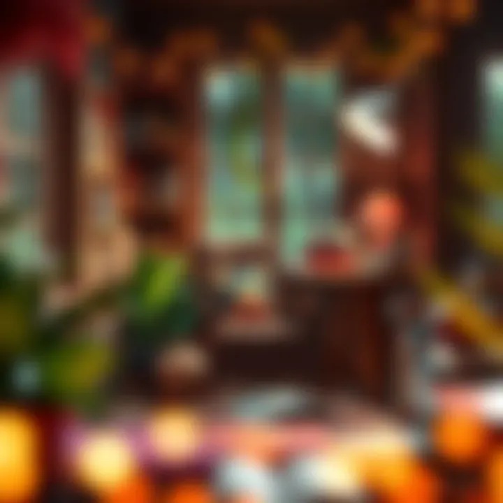 A cozy reading nook featuring audiobooks and a comfortable chair