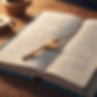 Unlocking Key Insights An open book with highlighted texts symbolizing key insights