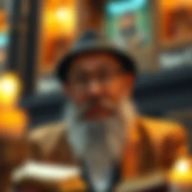 Rabbi Lapin: A Beacon of Financial Wisdom Rabbi Lapin sharing insights on financial wisdom