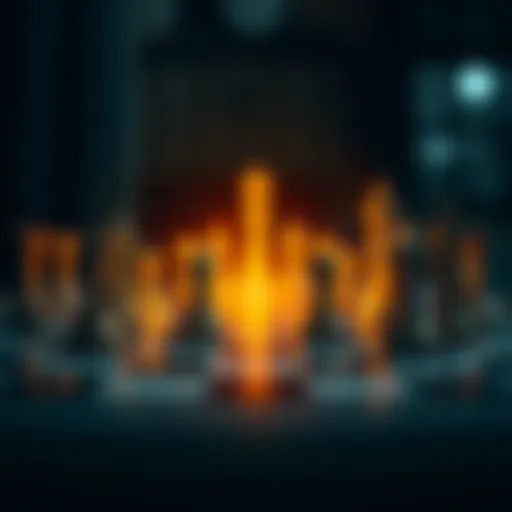 Strategic Thinking Through Chess A chessboard symbolizing strategic thinking