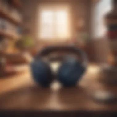 Listeners engaging with audiobooks in cozy environments