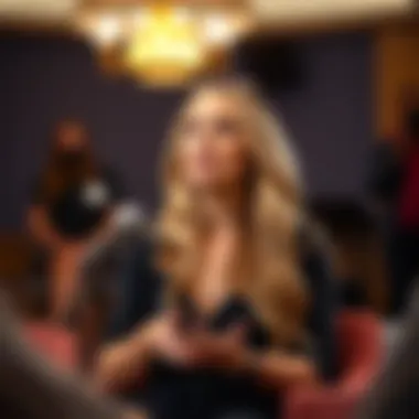 Gabby Bernstein at a Seminar Gabby Bernstein speaking at a seminar