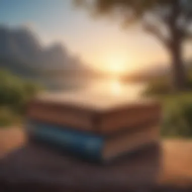 Symbol of New Beginnings A serene landscape with a sunrise symbolizing new beginnings