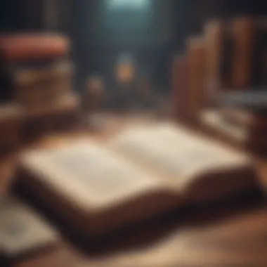Pages of Wisdom An ancient book opened to reveal profound quotes, representing timeless wisdom.