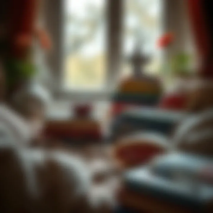 Practical Guides on Love A cozy reading nook with a cup of tea and a stack of books about love, illustrating practical guides.