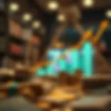 Conceptual Illustration of Financial Growth Conceptual illustration of financial growth