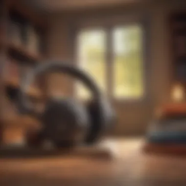 Embracing Audiobooks An open audiobook on a cozy reading nook