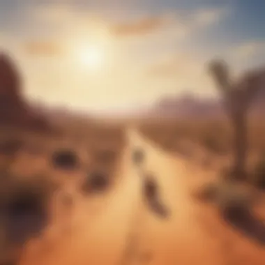 Desert landscape symbolizing the journey of self-discovery