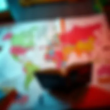 A genre map illustrating various literary themes