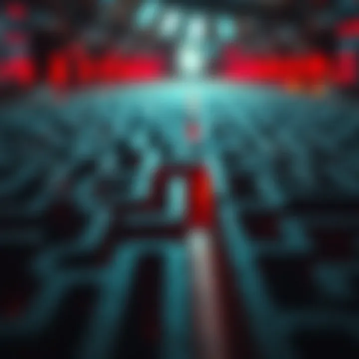 An abstract representation of a labyrinth reflecting the complexity of emotions