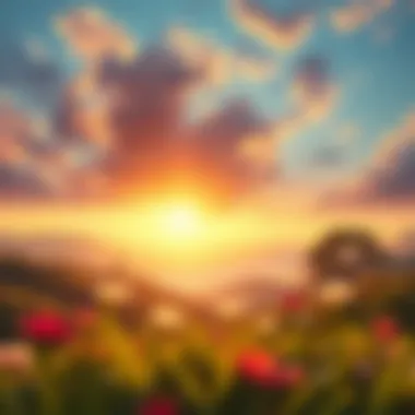Inner Peace A serene landscape symbolizing inner peace