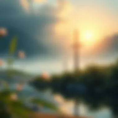 Symbol of Peace and Wellness A tranquil landscape symbolizing peace and emotional wellness, reflecting the essence of self-healing