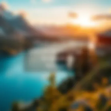 Scenic landscape with a motivational quote overlay