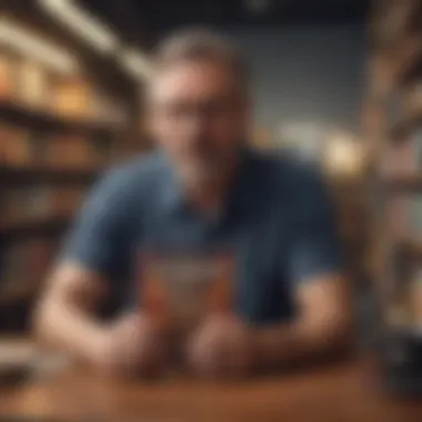 Enhancing Customer Engagement via Effective Storytelling A customer engaging with a brand through compelling content