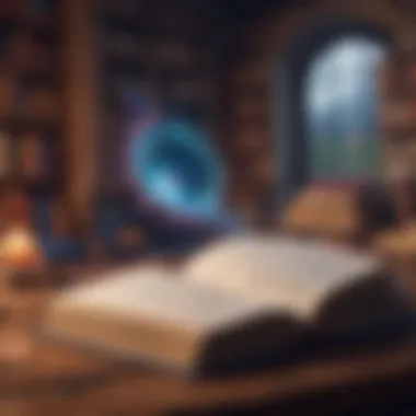 The Quest for Knowledge and Personal Legends An open book with pages turning, symbolizing the quest for knowledge