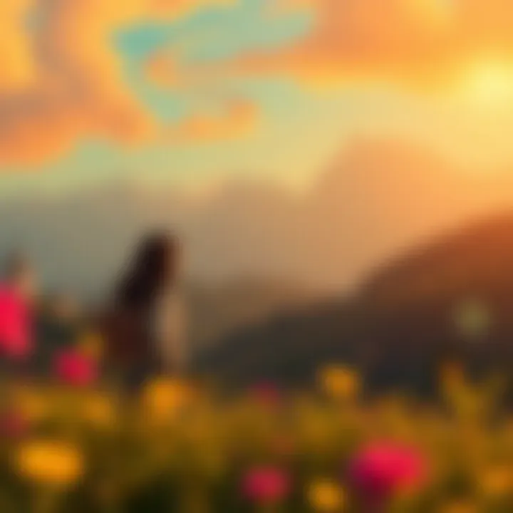 Illustration of happiness and contentment inspired by Ravikant