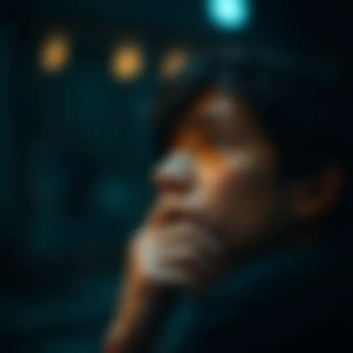 Contemplating Manipulation A thoughtful individual contemplating the complexities of manipulation and psychology.