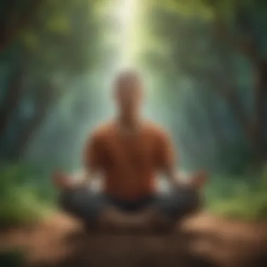 Cultivating Inner Resilience A person meditating, illustrating emotional intelligence