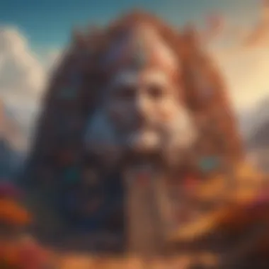 Journey of Personal Growth Abstract representation of personal growth and enlightenment.