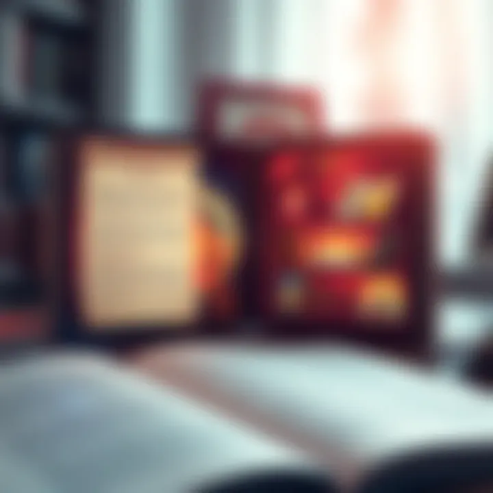 The Future of Reading: Interactive Digital Experience An interactive digital book interface showcasing multimedia features