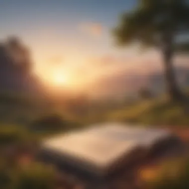 A New Dawn of Possibilities A serene landscape at sunrise symbolizing new beginnings.