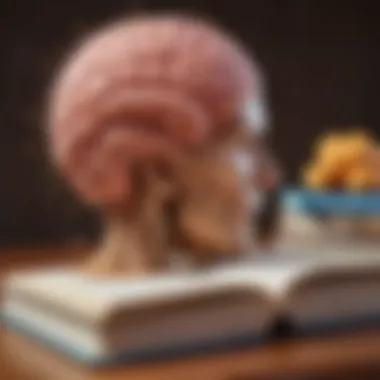 The Impact of Diet on Brain Function Brain activity illustrated with diet impact