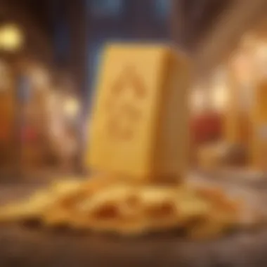 A cheese block representing opportunities