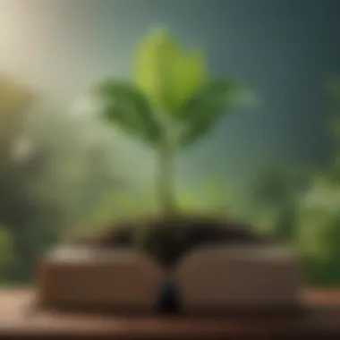 Symbol of Personal Growth A plant growing to symbolize personal growth