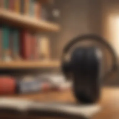 Audiobook listening on a smartphone